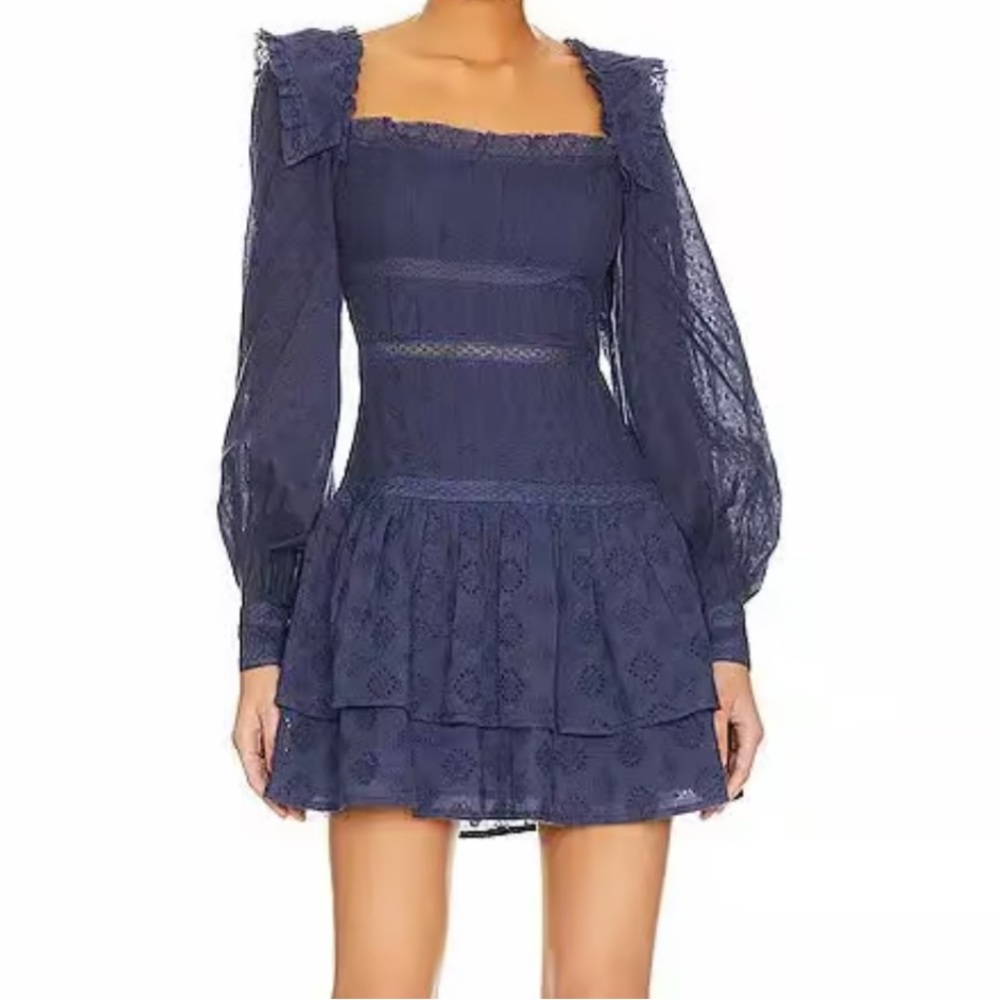 TULAROSA Mini Dress Navy Size S (Revolve) WORN ONCE